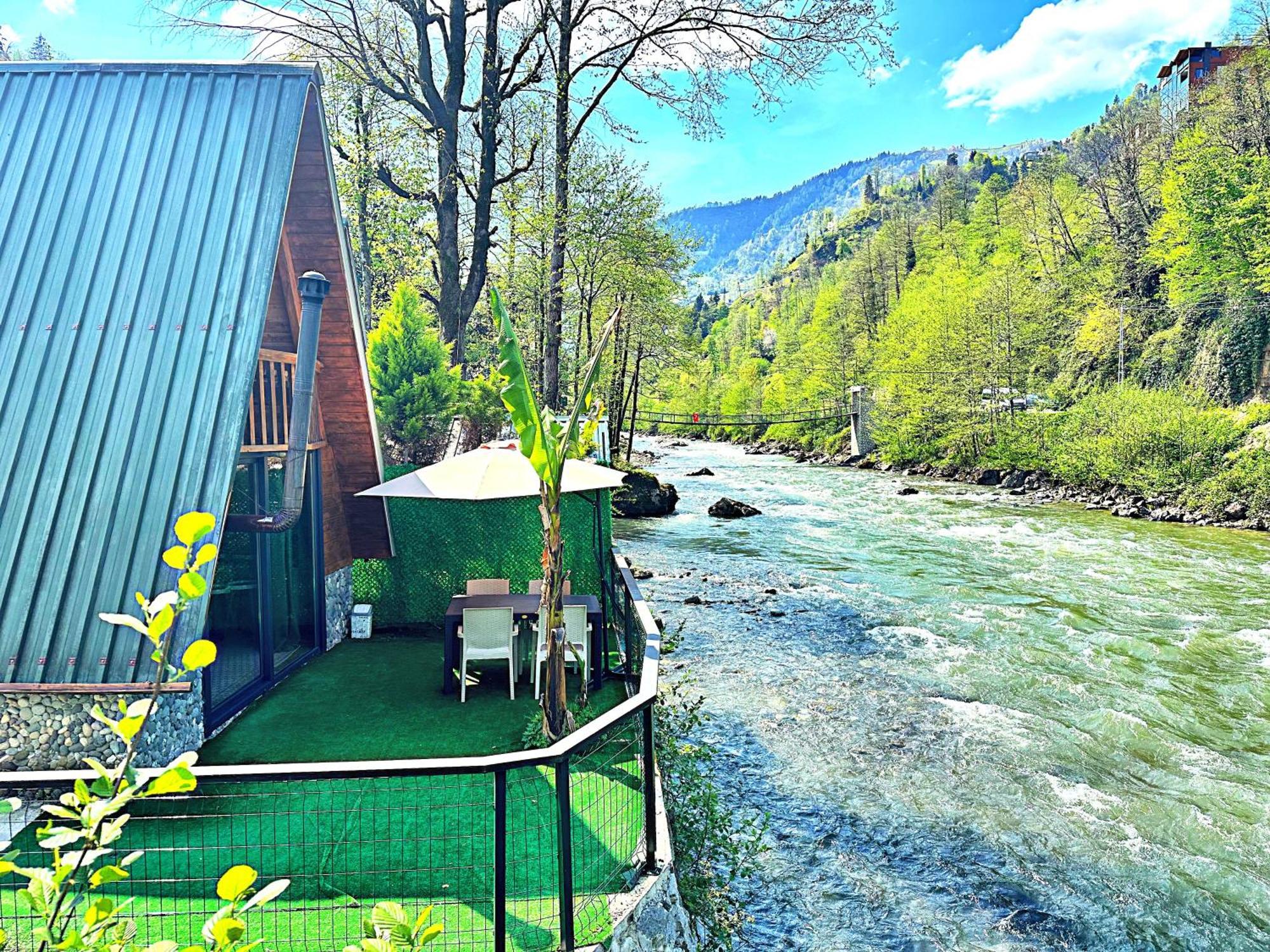Tabiat Bungalows Çamlıhemşin Buitenkant foto