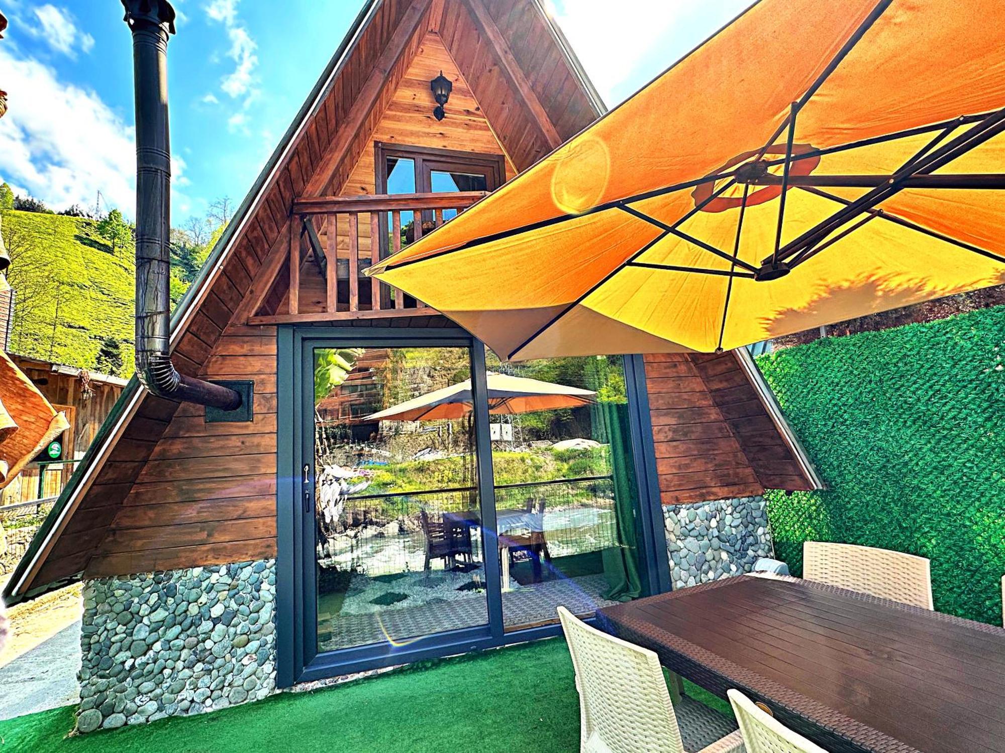 Tabiat Bungalows Çamlıhemşin Buitenkant foto