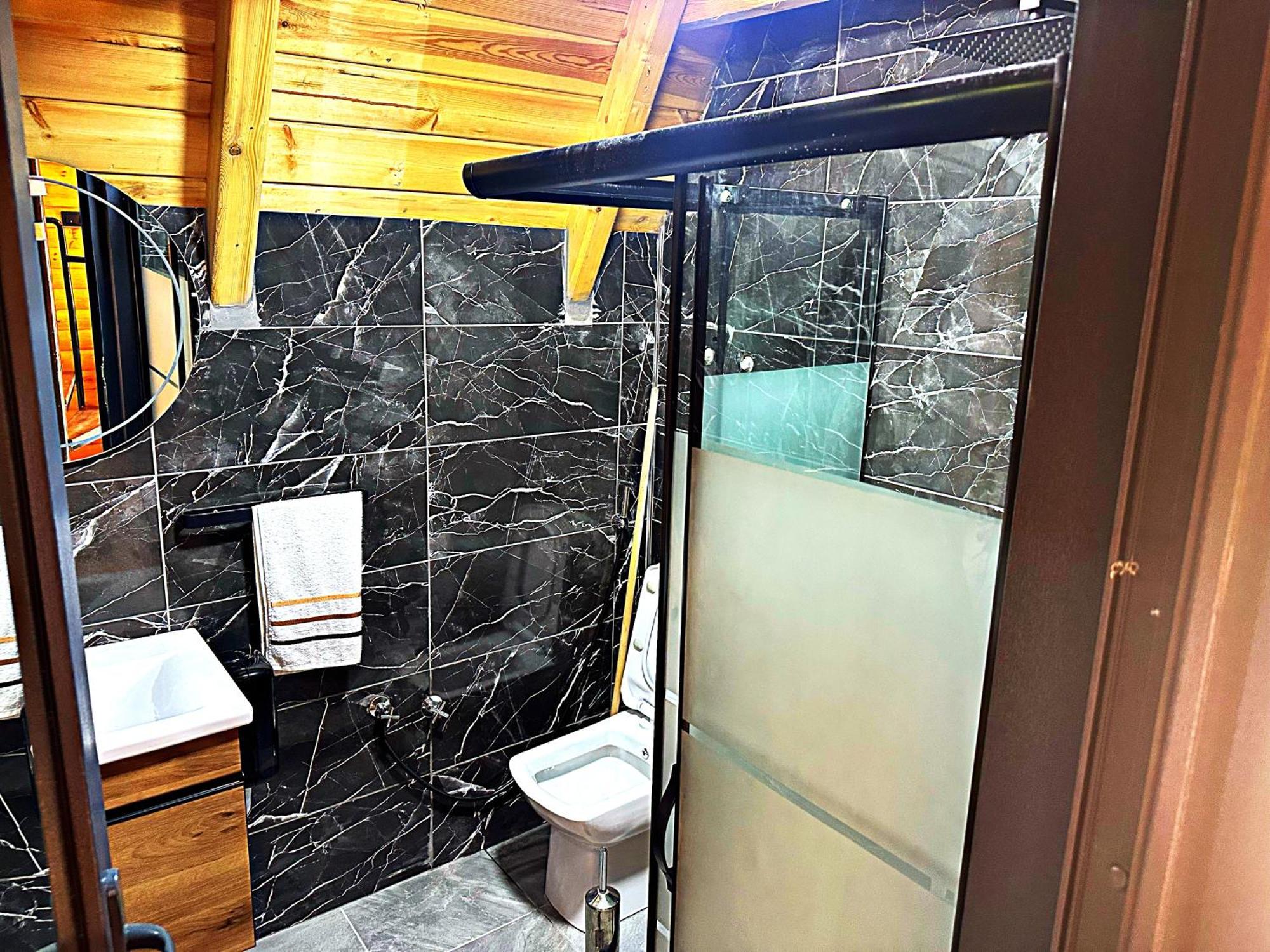 Tabiat Bungalows Çamlıhemşin Buitenkant foto