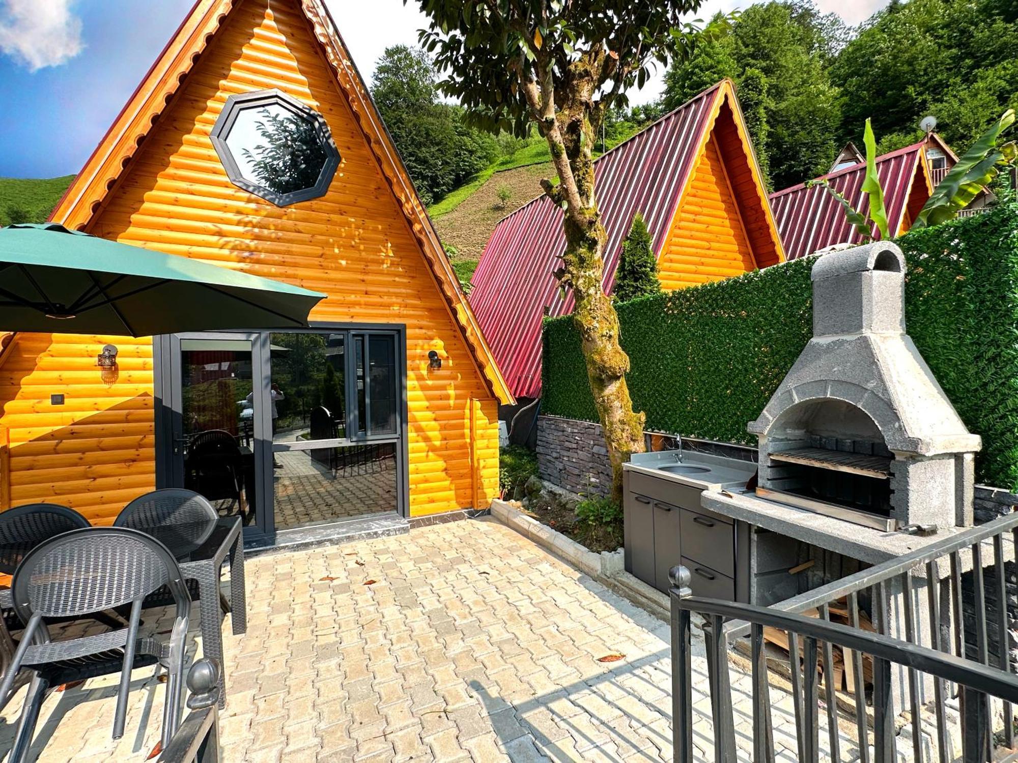 Tabiat Bungalows Çamlıhemşin Buitenkant foto